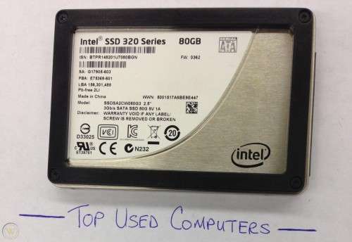 80GB SSD 3GB/S 2.5`