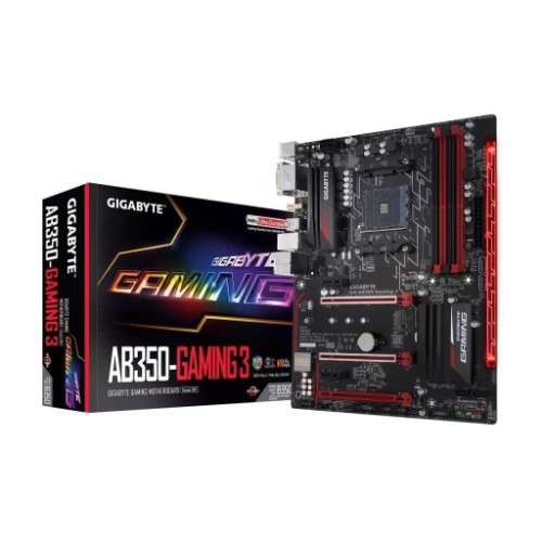 Gigabyte GA-AB350-GAMING 3 AMD Ryzen Socket AM4 ATX Desktop Motherboard refurb rma