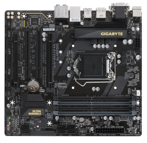 Gigabyte GA-B250M-D3H DDR4 LGA1151 B250 Kaby Lake Micro-ATX Desktop Motherboard