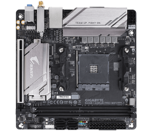 Gigabyte B450 I AORUS PRO WIFI AMD B450 AM4 Socket Mini-ITX Desktop Motherboard