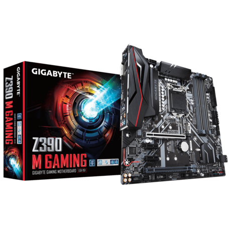 GIGABYTE Z390 M GAMING LGA 1151 (300 Series) Intel Z390 HDMI SATA 6Gb/s USB 3.1 Micro ATX Intel Moth