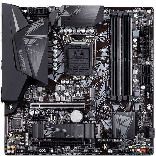 GIGABYTE Z490M Gaming x (rev. 1.0) Intel LGA 1200 Micro ATX Motherboard GA-Z490M-GamingX GA-Z490M-GA