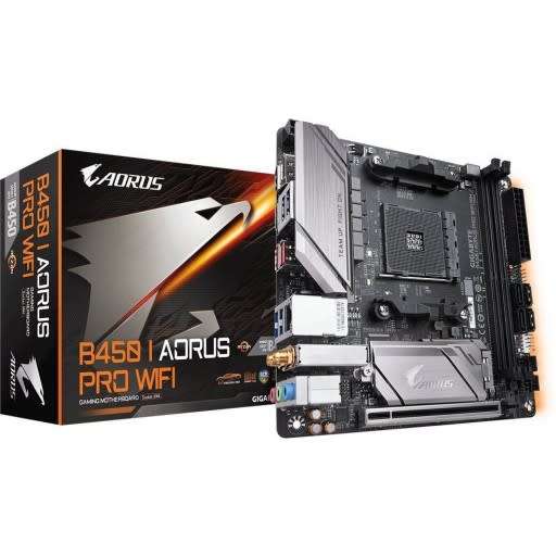 Gigabyte B450-AORUS PRO-WIFI AMD B450 AM4 Socket Mini-ITX Desktop Motherboard