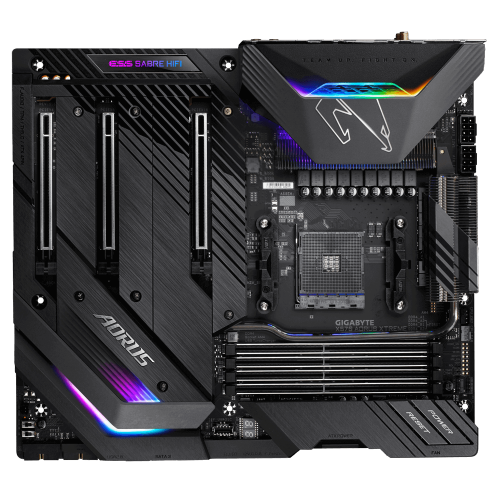 Gigabyte Aorus Extreme AMD X570 Xtreme Chipset For AMD Ryzen with Vega Graphics 4xDDR4 3XM.2 HDMI