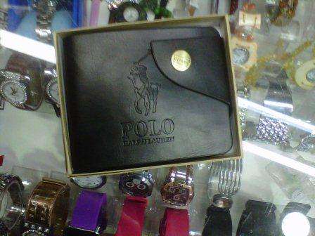 polo wallet for men black