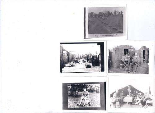 FIVE PHOTOS OF THE ANGLO BOER WAR - CONCENTRATION CAMPS