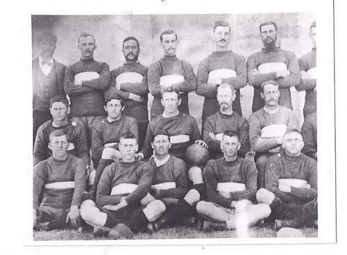 EEN PRAG FOTO VAN 'N RUGBYSPAN GEDURENDE DIE BOEREOORLOG