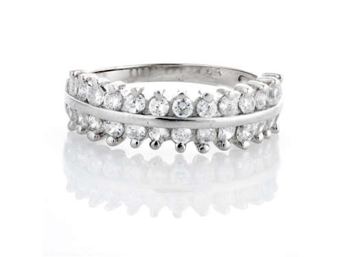 0.39ct CZ Wedding Band Style Ring in 925 Sterling Silver- Size 7/8/10