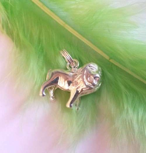 Sterling Silver Lion Charm