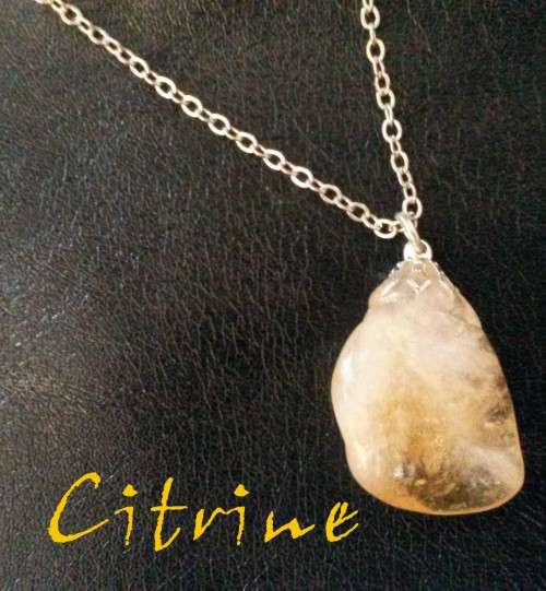 *Healing Gemstone* Genuine Citrine Gemstone Necklace