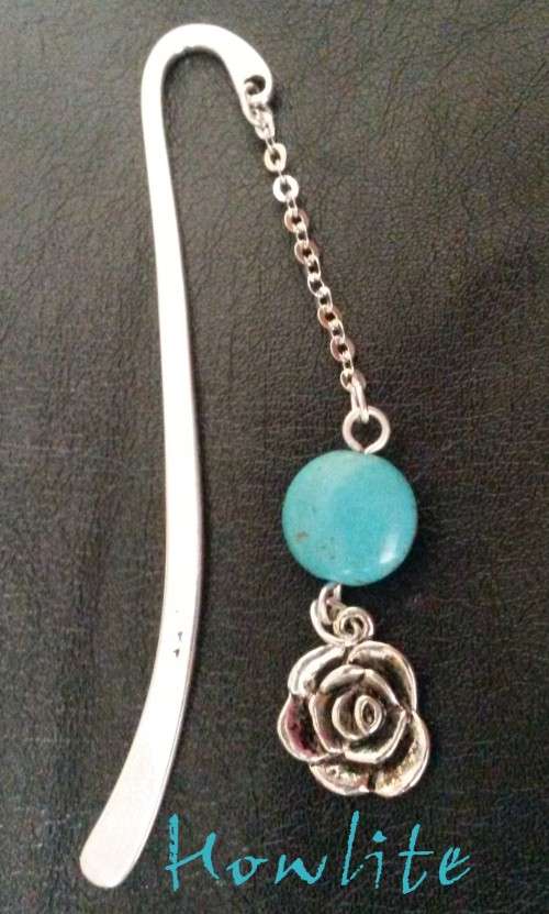 Healing Gemstone Howlite Bookmark