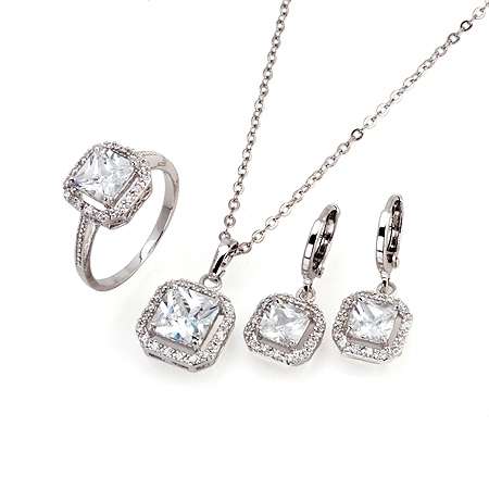 Matching Ring, Pendant and Earrings set***