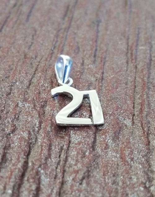 *925 Sterling Silver* 21 Charm/Pendant