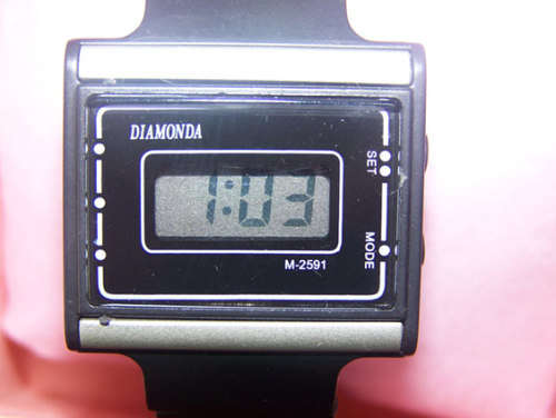 ** Digital Watch***With Black Strap***