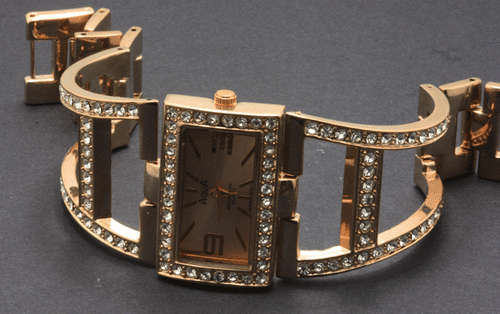 Ladies Aqua Brand Rose Gold Plated Watch