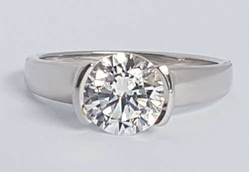 *CD DESIGNER JEWELRY*2.00ct Cubic Zirconia Ring in 925 Sterling Silver- Size 8.5