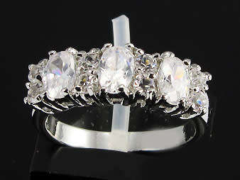 Clear CZ Cocktail Ring Size 5/ 6.5/ 9