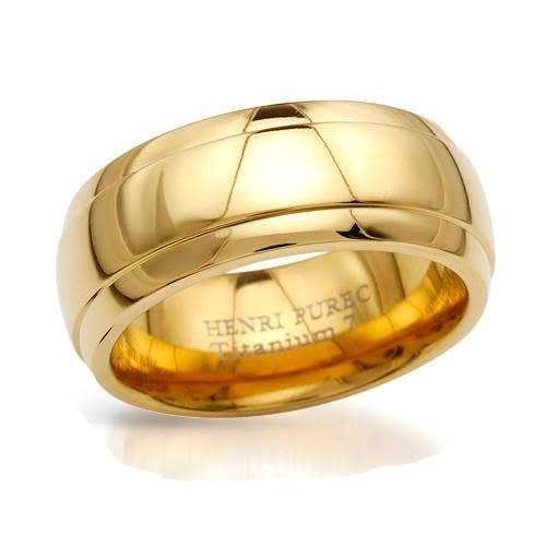 Men's Titanium Wedding Band- Size 12