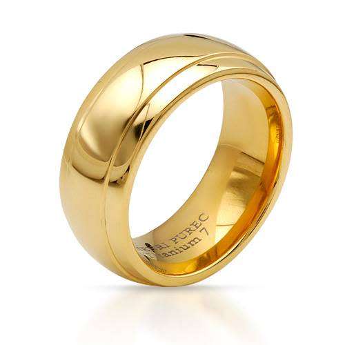 Men's Titanium Wedding Band- Size 12