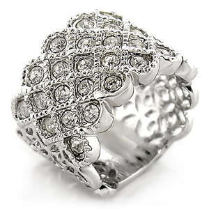 2.80ctw Cubic Zirconia- Steve's Proposal Engagement Style Ring- Size 5/7