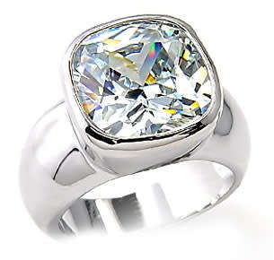 8ct Radiant Cut ring- Sizes 10