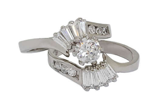 925 Sterling Silver***{1.82ctw}**2- Piece Wedding Set**Size 8-10