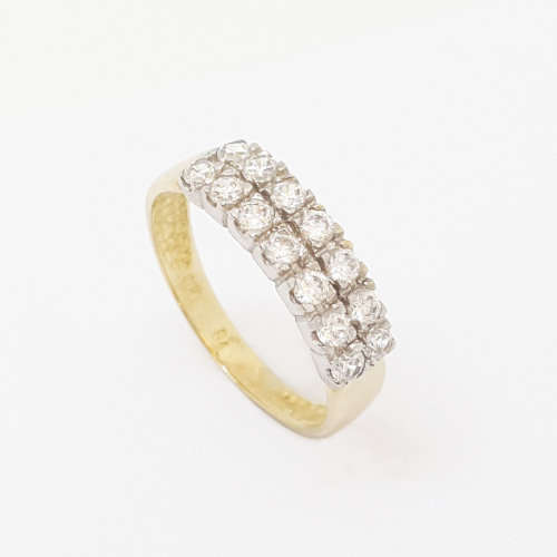 0.50ctw Eternity band in 9ct Gold**5.2g**Size P/7.75