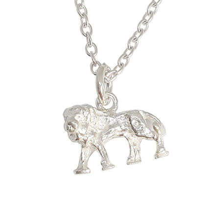 Lion Charm in 925 Sterling Silver