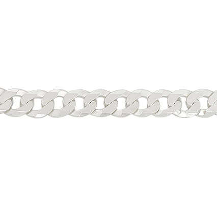 **Italian Import**55cm Mens Curb Chain in 925 Sterling Silver