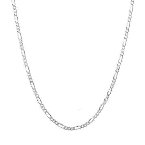 50cm 925 Sterling Silver Figaro Style Chain
