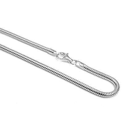 55cm 925 Sterling Silver Snake Chain