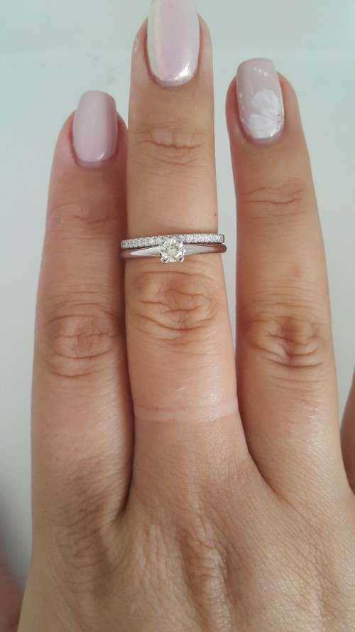 Clear Cubic Zirconia Eternity Band in 925 Sterling Silver- Size 6.5