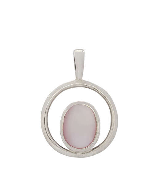 925 Sterling Silver Pink Mother of Pearl Pendant