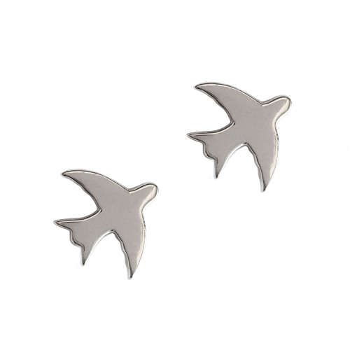 Swallow earrings in 925 Sterling Silver