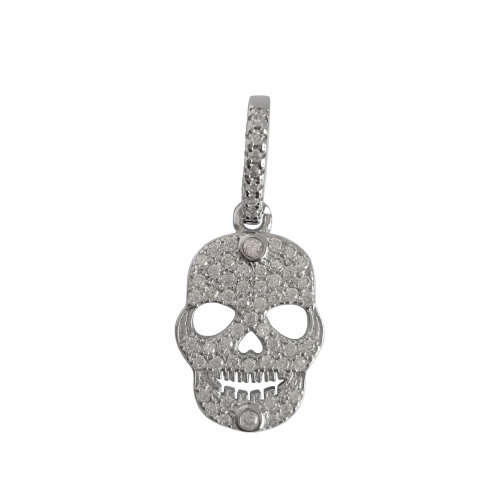 Skull Pendant in 925 Sterling Silver