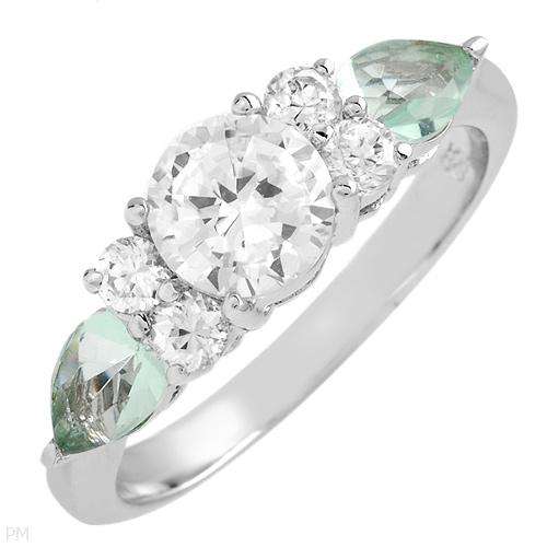 1.00ct Clear CZ Engagement Ring**Size 8