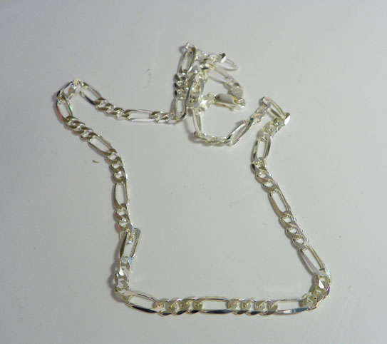 **NEW**925 Sterling Silver FIGARO 60cm Chain***