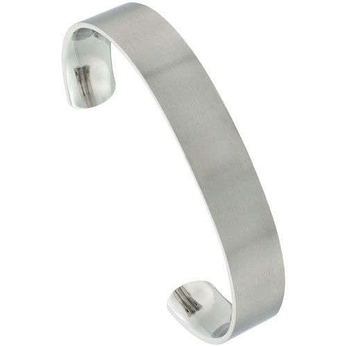 Stainless Steel Cuff Bangle- 10mm