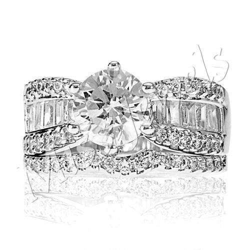 2-Piece Wedding set with ample sparkle 2.50ctw Size 6-10