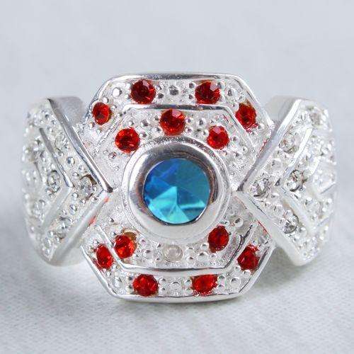Multi Gemstone Dress Ring- Size 9/ 10