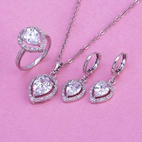 Matching Ring, Pendant and Earrings set***