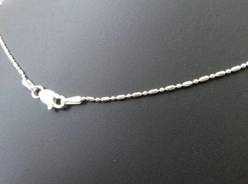 **NEW**Italian Import**925 Sterling Silver 45cm Bead Chain