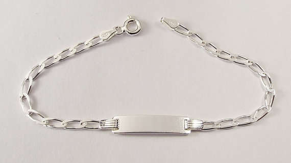 *Genuine Sterling Silver* Ladies ID Bracelet