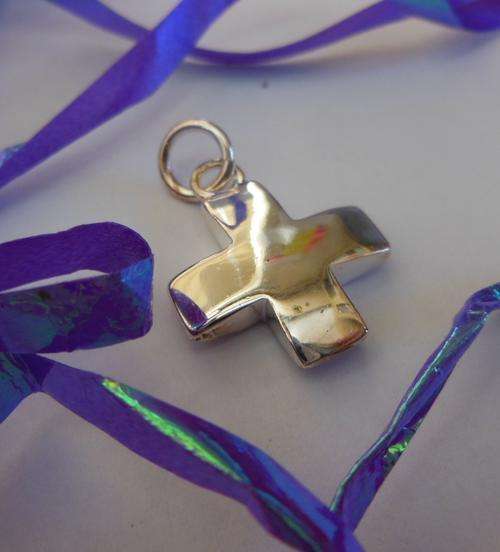 Little Cross Pendant- Sterling Silver Plated