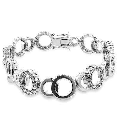 ABSOLUTELY MAGNIFICENT BRACELET! SPARKLE! Free Speed Service Postage