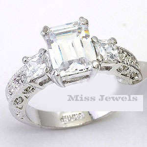 **New Listing**2.25ct Princess Cut Engagement Ring**