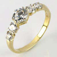 **Magnificent 1 ctw Diamond cz Engagement Ring in SOLID 9ct Gold
