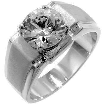 **Unisex**Size 12**3.50ct**Gorgeous dress ring with matt finish