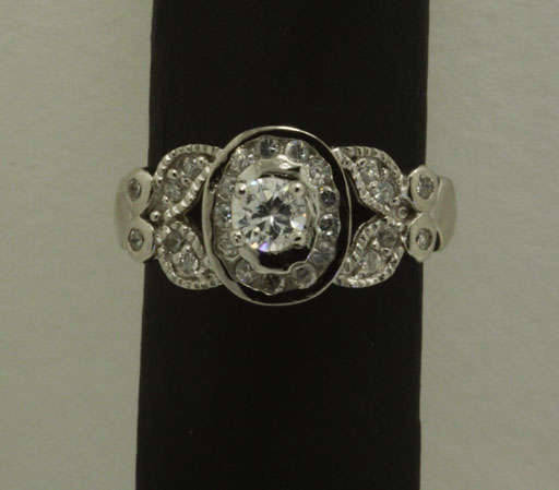 **925 Sterling Silver**STUNNING**1.25ctw Engagement ring**Size 7