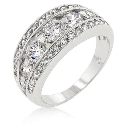 **GORGEOUS**Beautiful**Illumination Eternity Ring**Size 8-10**